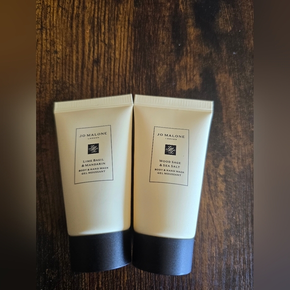 Jo Malone,Hand & Body Wash, Lime Basil & Mandarin and Wood Sage & Sea Salt SET! - Picture 1 of 2